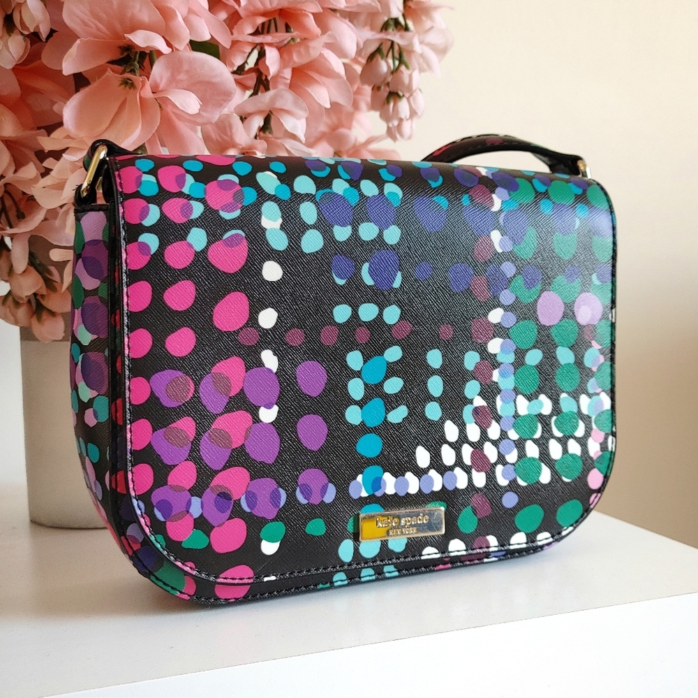 Kate Spade Large Carsen Dotty Polka Dot Purse